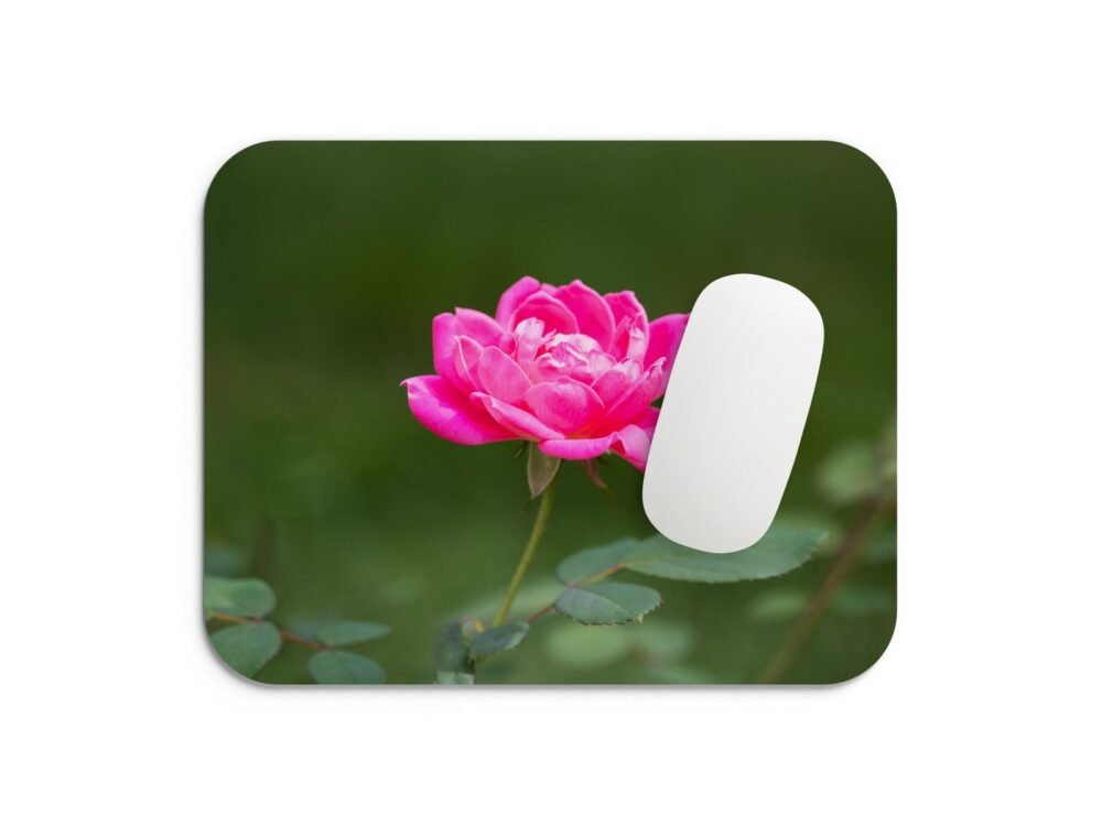 rózsaszín rózsa egérpad 002