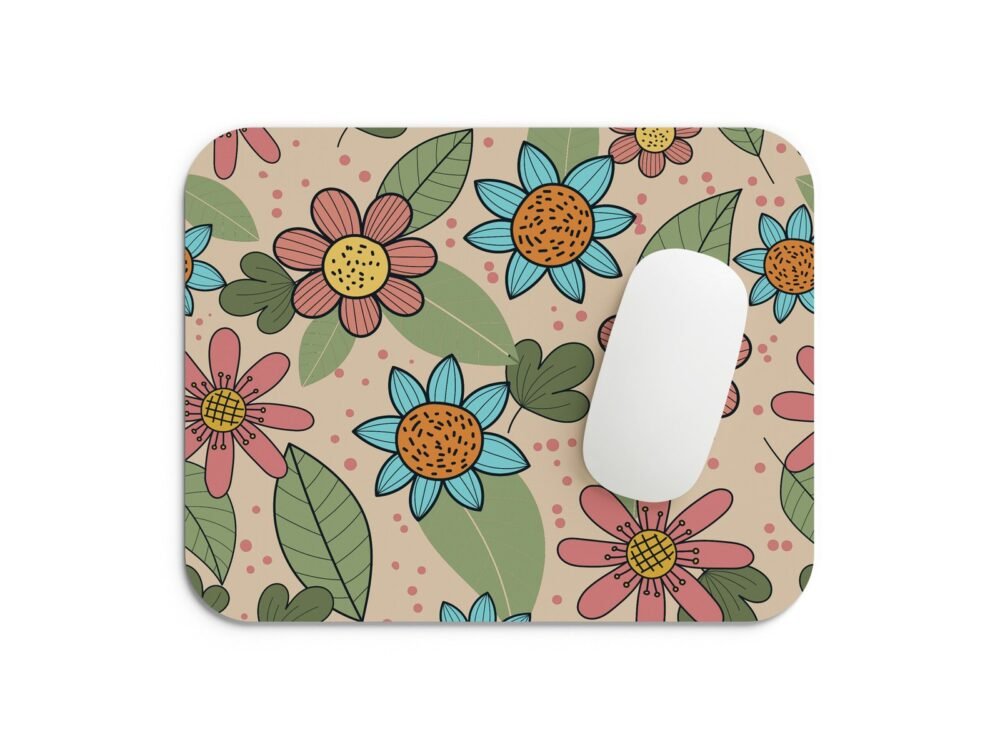 virágmintás egérpad 002