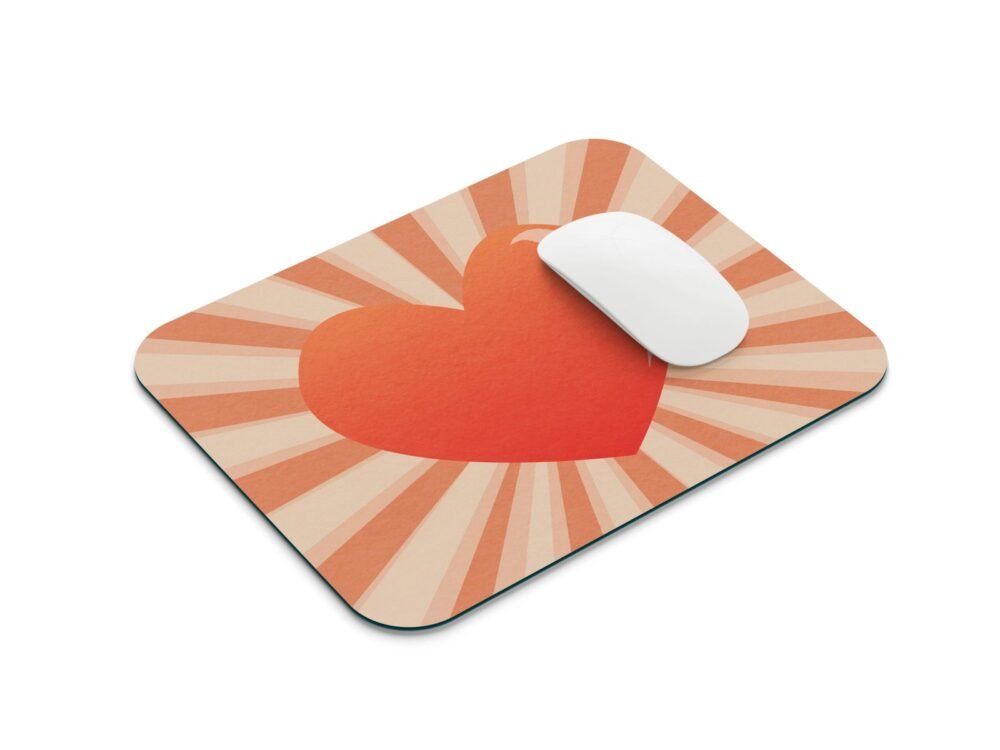 szív mintás egérpad 001