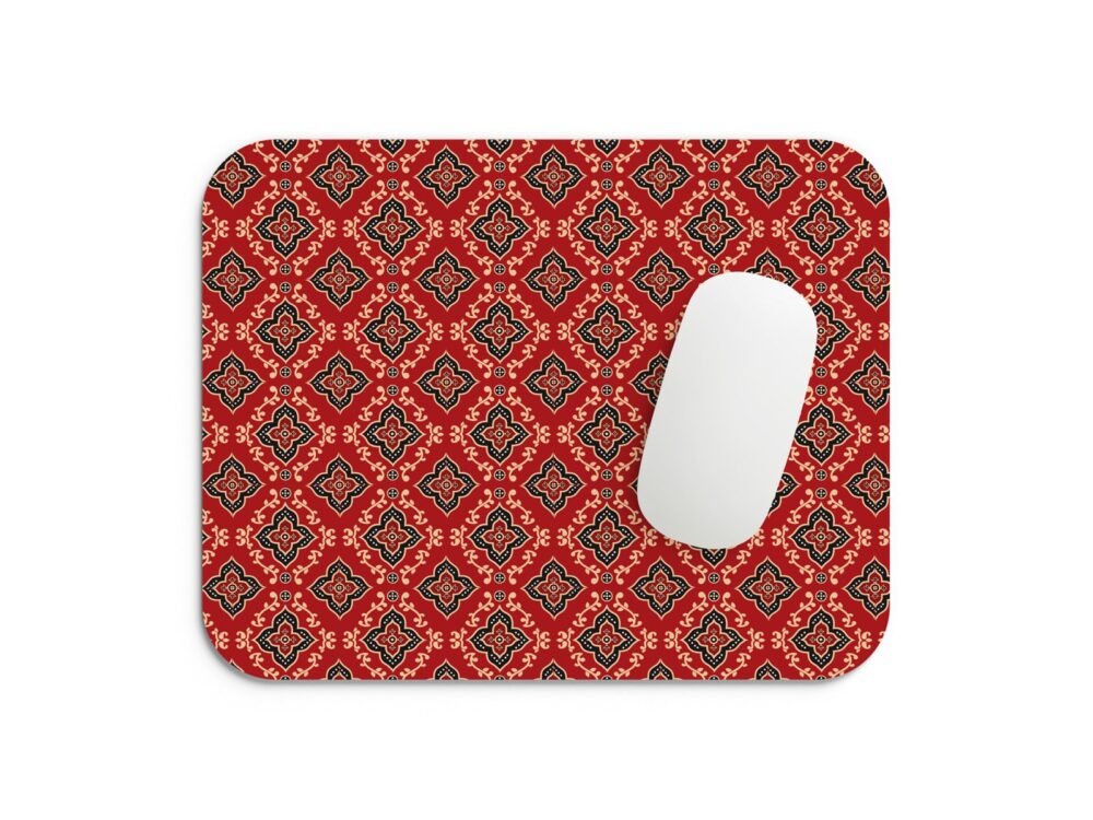 retro mintás egérpad 002