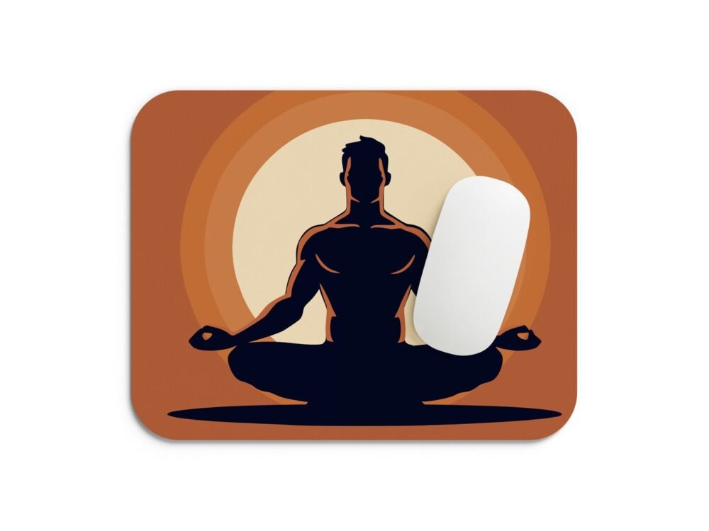 meditáló egérpad 002