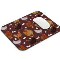 tyúk mintás egérpad 001