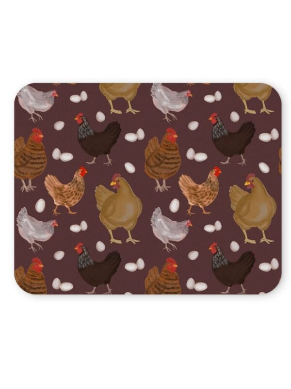 tyúk mintás egérpad 004