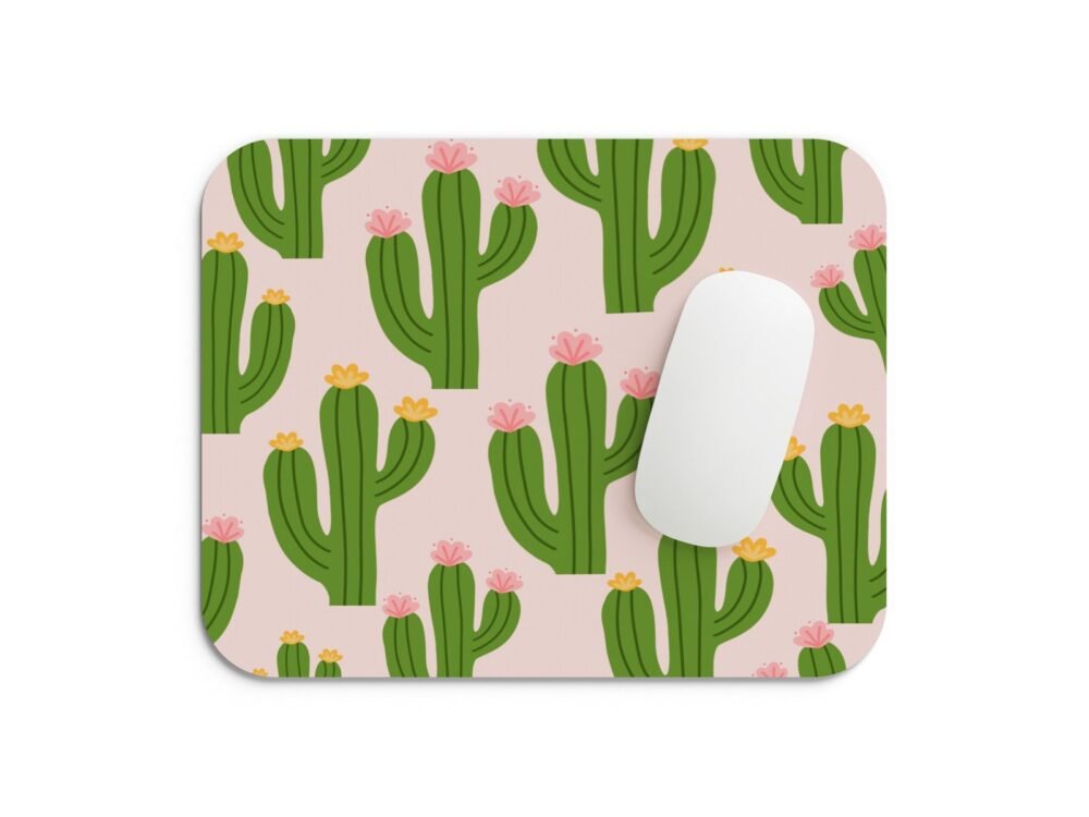 kaktusz mintás egérpad 002