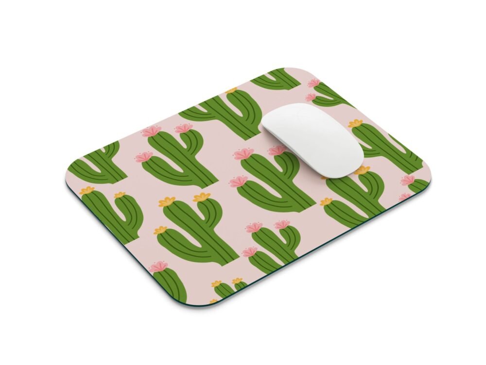 kaktusz mintás egérpad 001