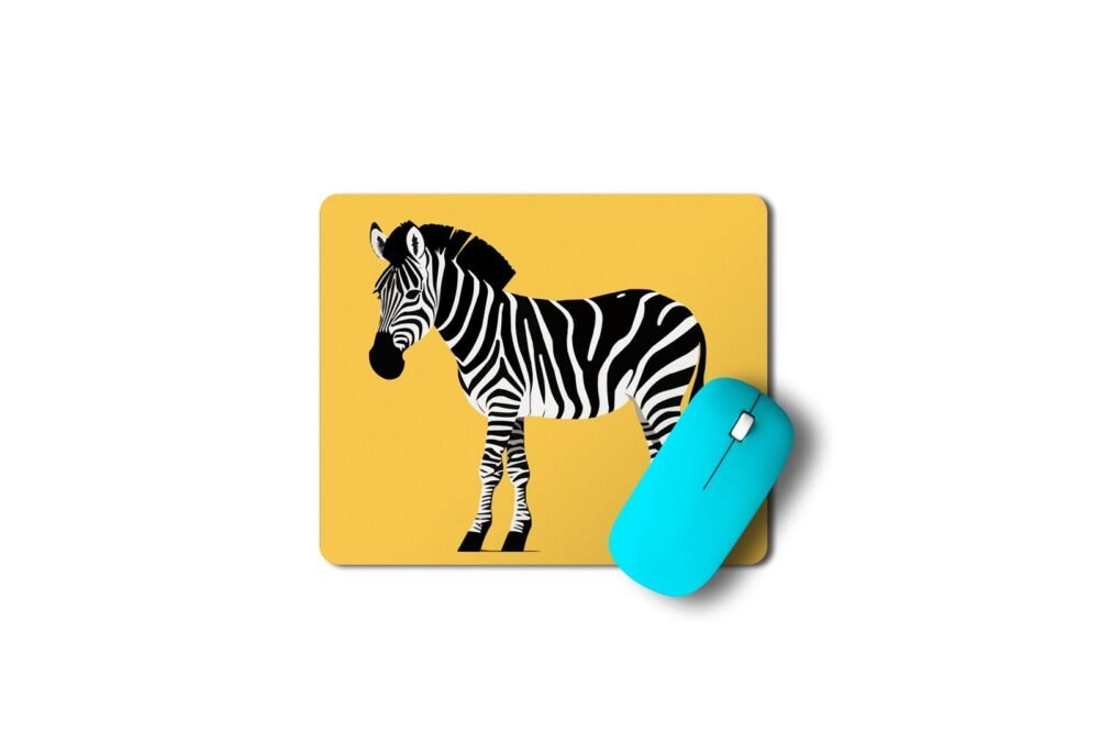 zebra mintás egérpad 003