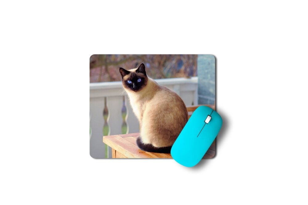 sziámi macska egérpad 003