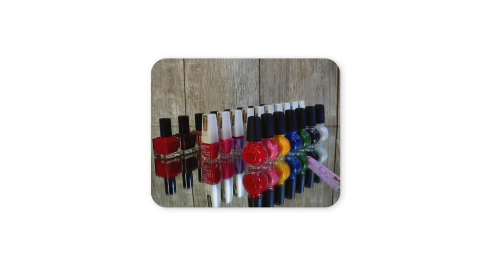 körömlakk mintás egérpad 004