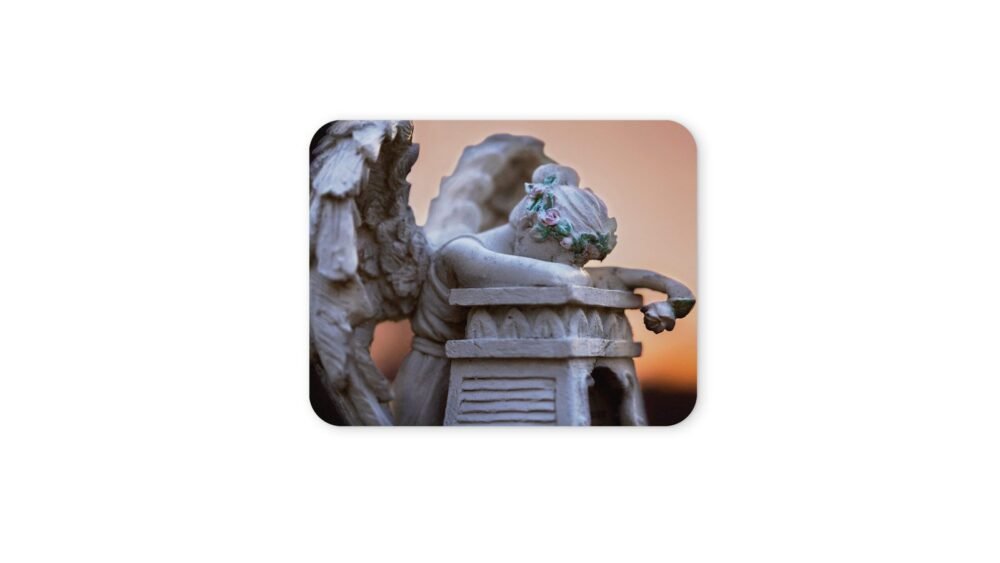 síró angyal egérpad 004