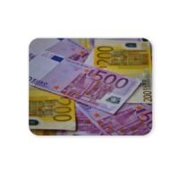 euró bankjegy egérpad 004