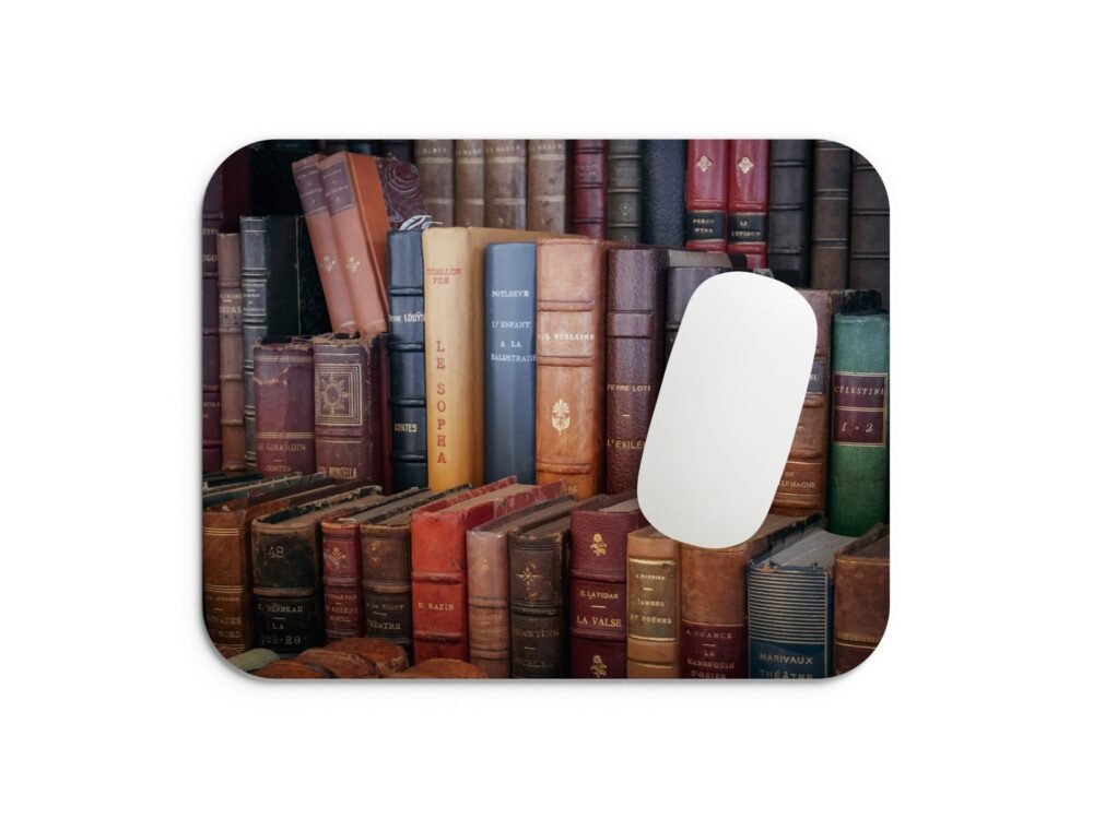 antik könyves egérpad 002