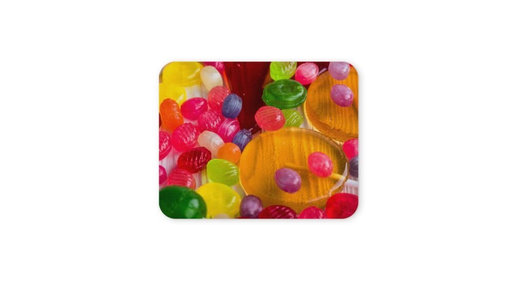 színes cukorkás egérpad 004