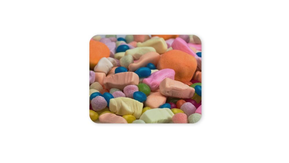 édesség mintás egérpad 004
