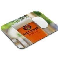 Egérpad Paulaner Weißbier képpel, egérrel.