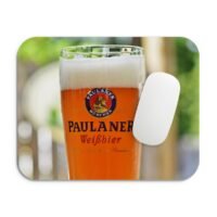 Egérpad Paulaner Weißbier képpel, egérrel.
