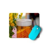 Söröskék egérpad, söröslő képpel és egérrel.