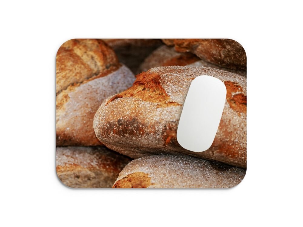 kenyér mintás egérpad 002