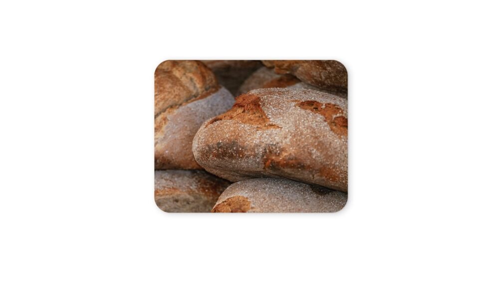 kenyér mintás egérpad 004