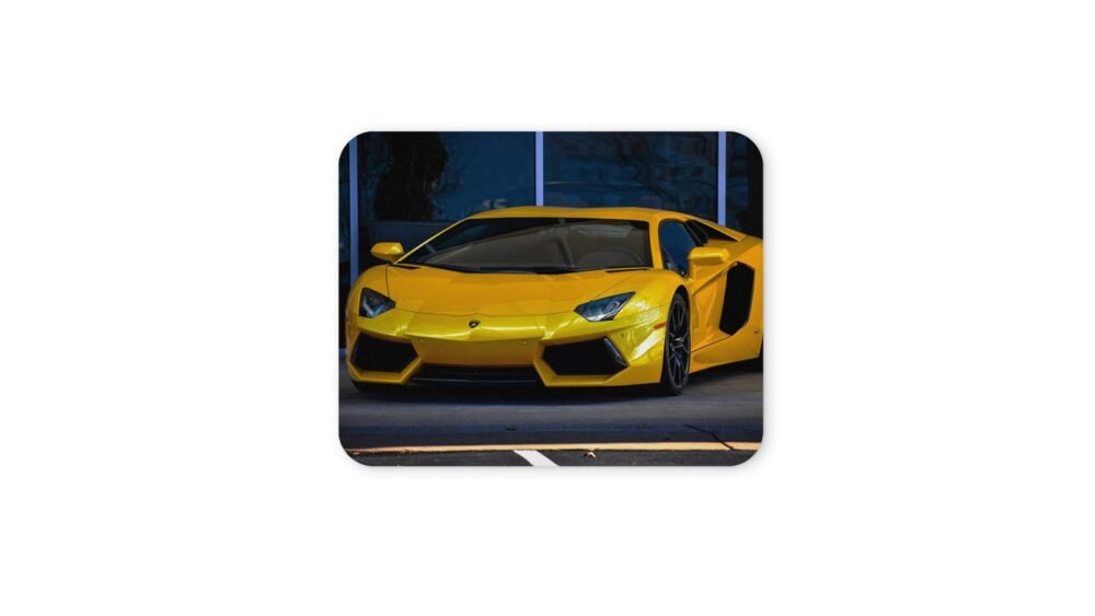 sárga Lamborghini egérpad 004