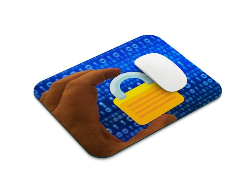 kiberbiztonsági egérpad 001