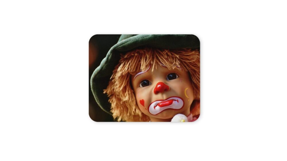 szomorú bohóc egérpad 004