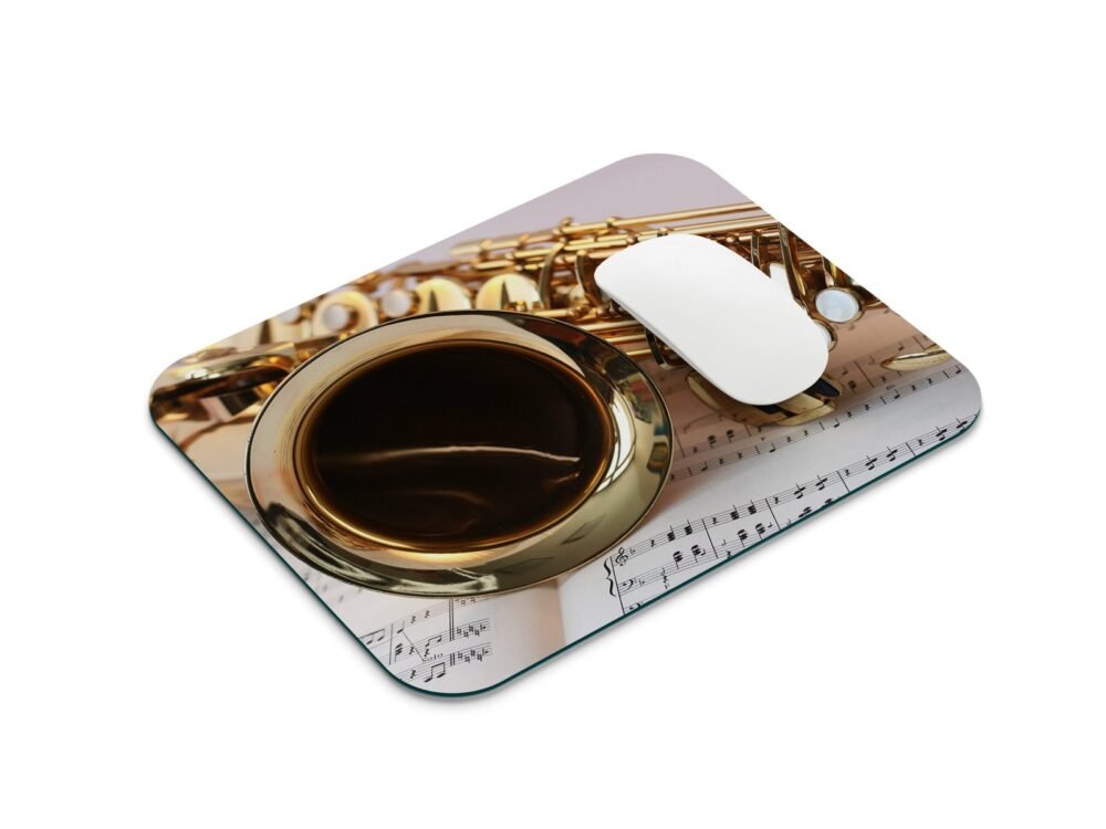 szaxofon egérpad 001