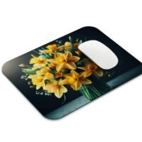 Nárciszos tavaszi egérpad dekoráció 001 nárciszos egérpad 001