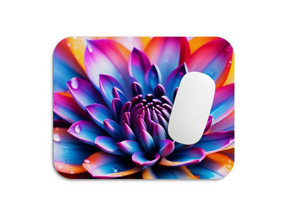 Makró Virágos Egérpad Színes Mintával 002 virágos egérpad 002
