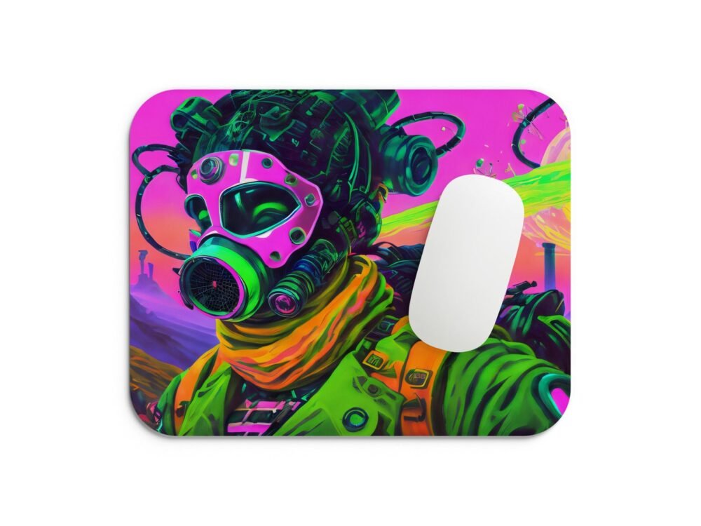 Cyberpunk Egérpad Futurisztikus Tervezéssel 002 cyberpunk egérpad 002