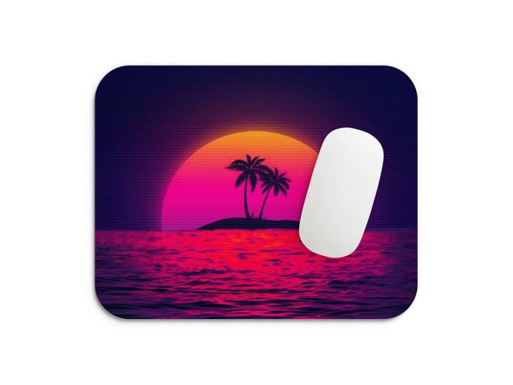 retrowave egérpad 002