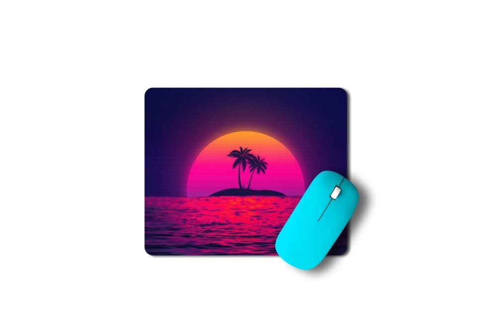 retrowave egérpad 003