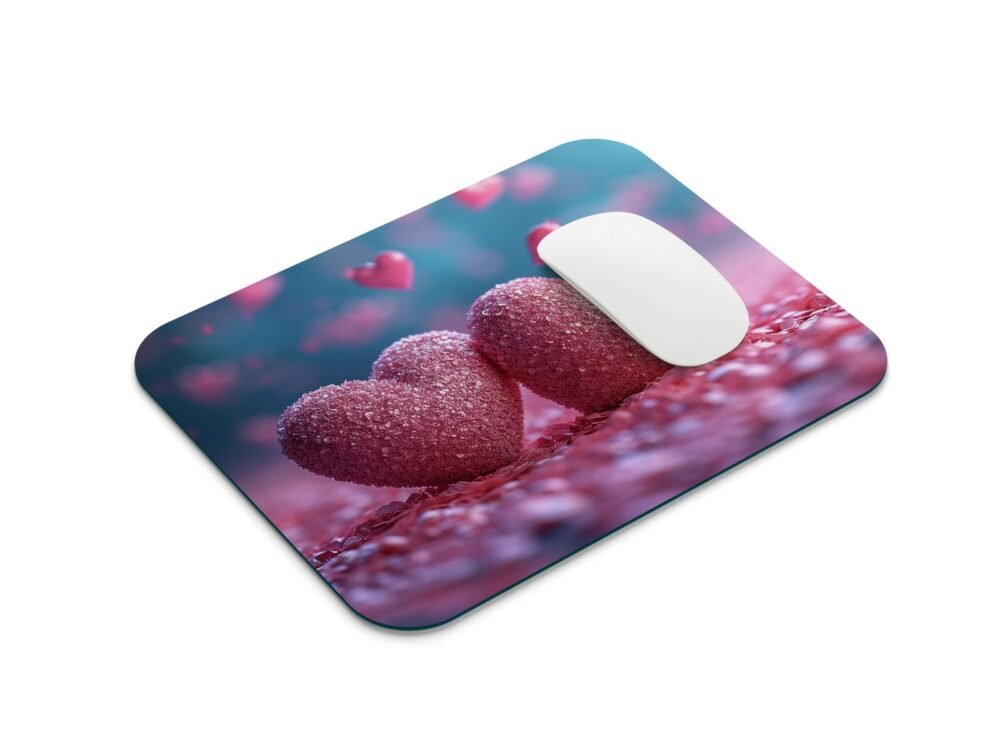 Romantikus Szív Egérpad Valentin-napra 001 romantikus egérpad 001