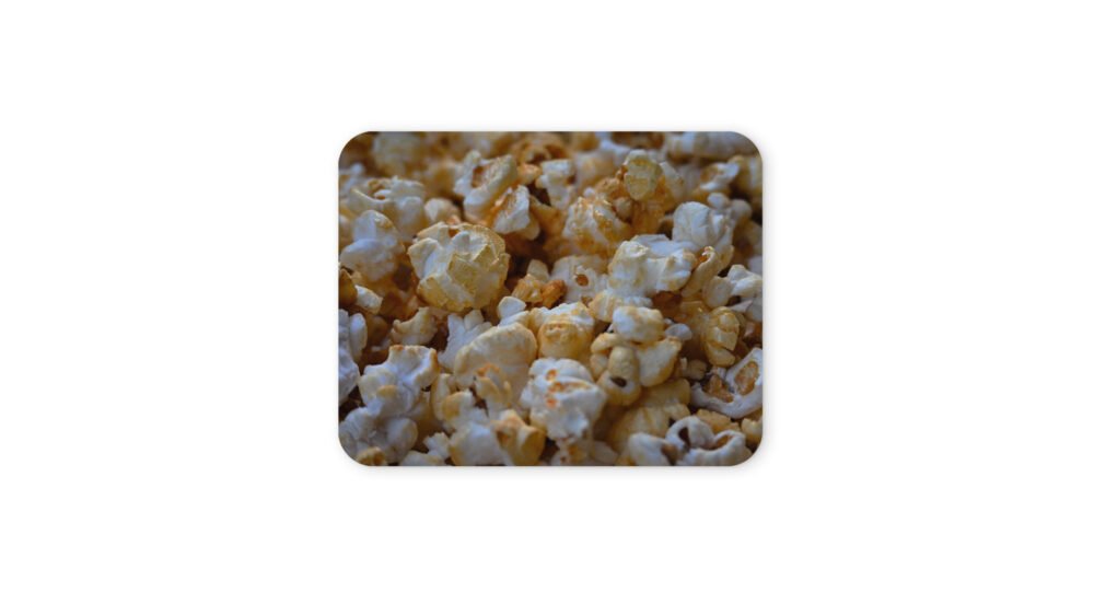 Popcorn mintás egérpad mozi élményhez