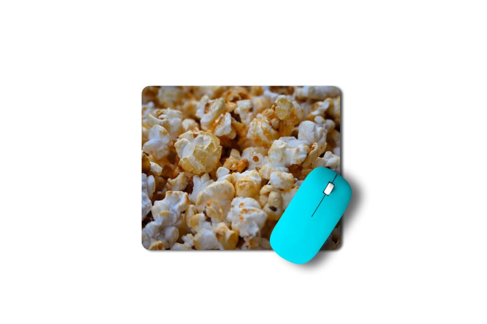 Popcorn mintás egérpad mozi élményhez