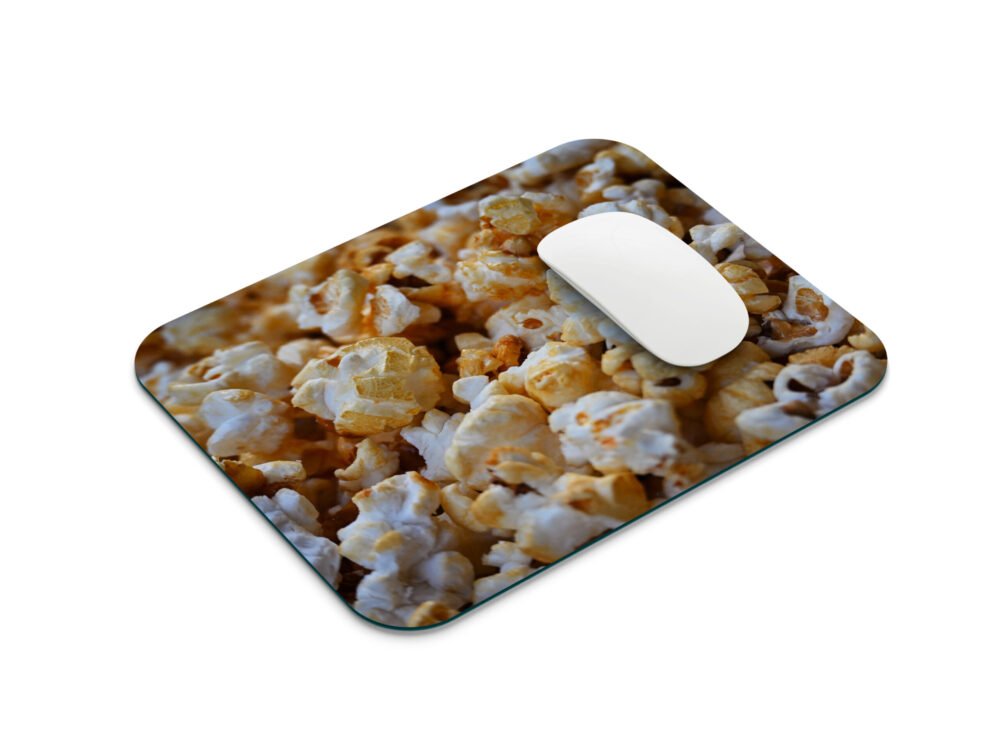 Popcorn mintás egérpad mozi élményhez